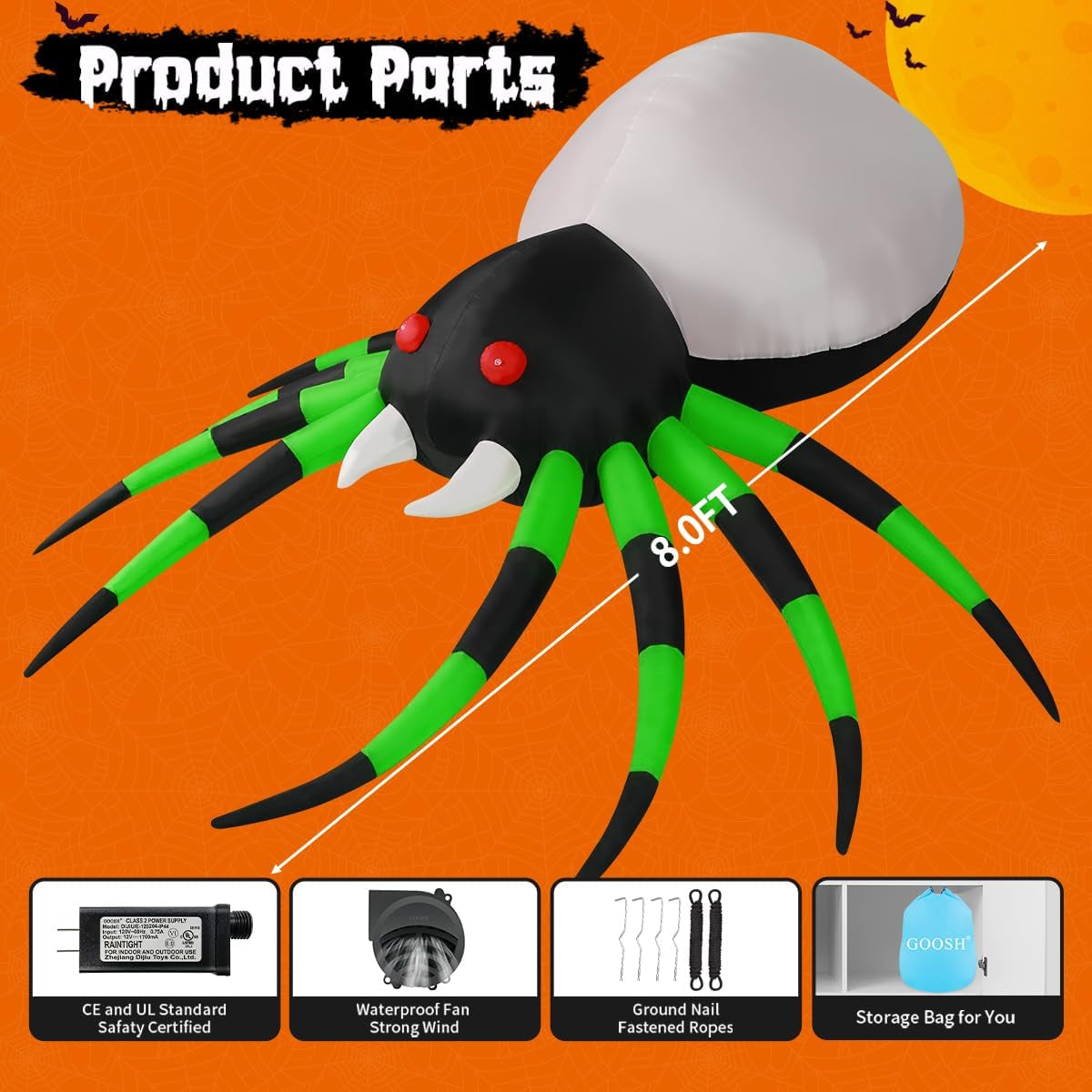 Inflatable Spider Decoration