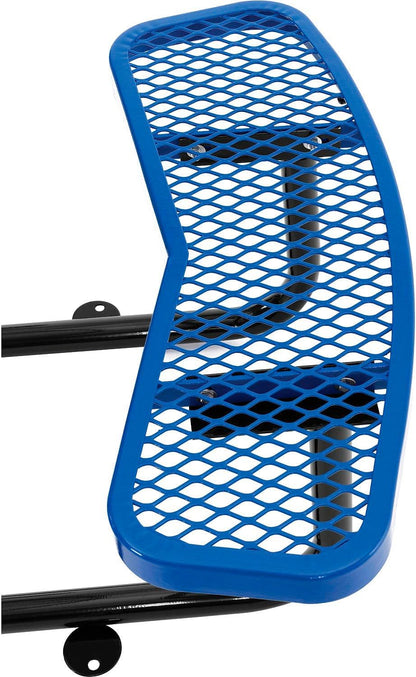 46" Wheelchair Accessible round Picnic Table, Surface Mount, Blue