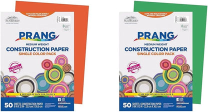 (Formerly ) Construction Paper, Bright White, 9" X 12", 50 Sheets