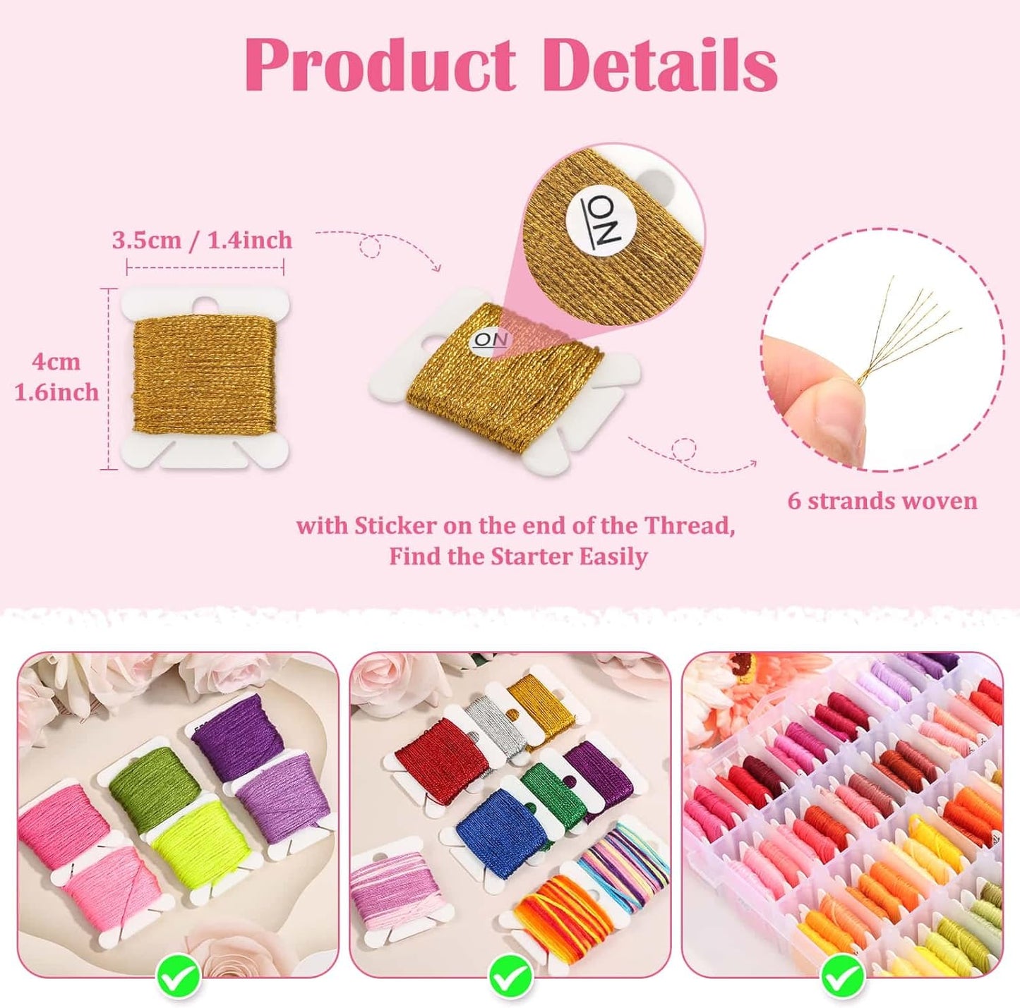 985Pcs String Bracelet Making Kit, Friendship Bracelet String Kit with 110 Skeins Embroidery Floss Cross Stitch Thread, 830 Beads for Friendship Bracelet Making, 45Pcs Embroidery Tools