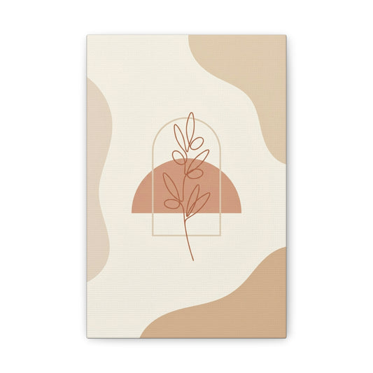 Classic Canvas - Botanical Line Art - Full Bleed Art