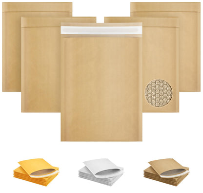 Natural Brown Kraft Bubble Mailers 7.25 x 11 Padded Envelopes 7 3 4 x 11 Pack