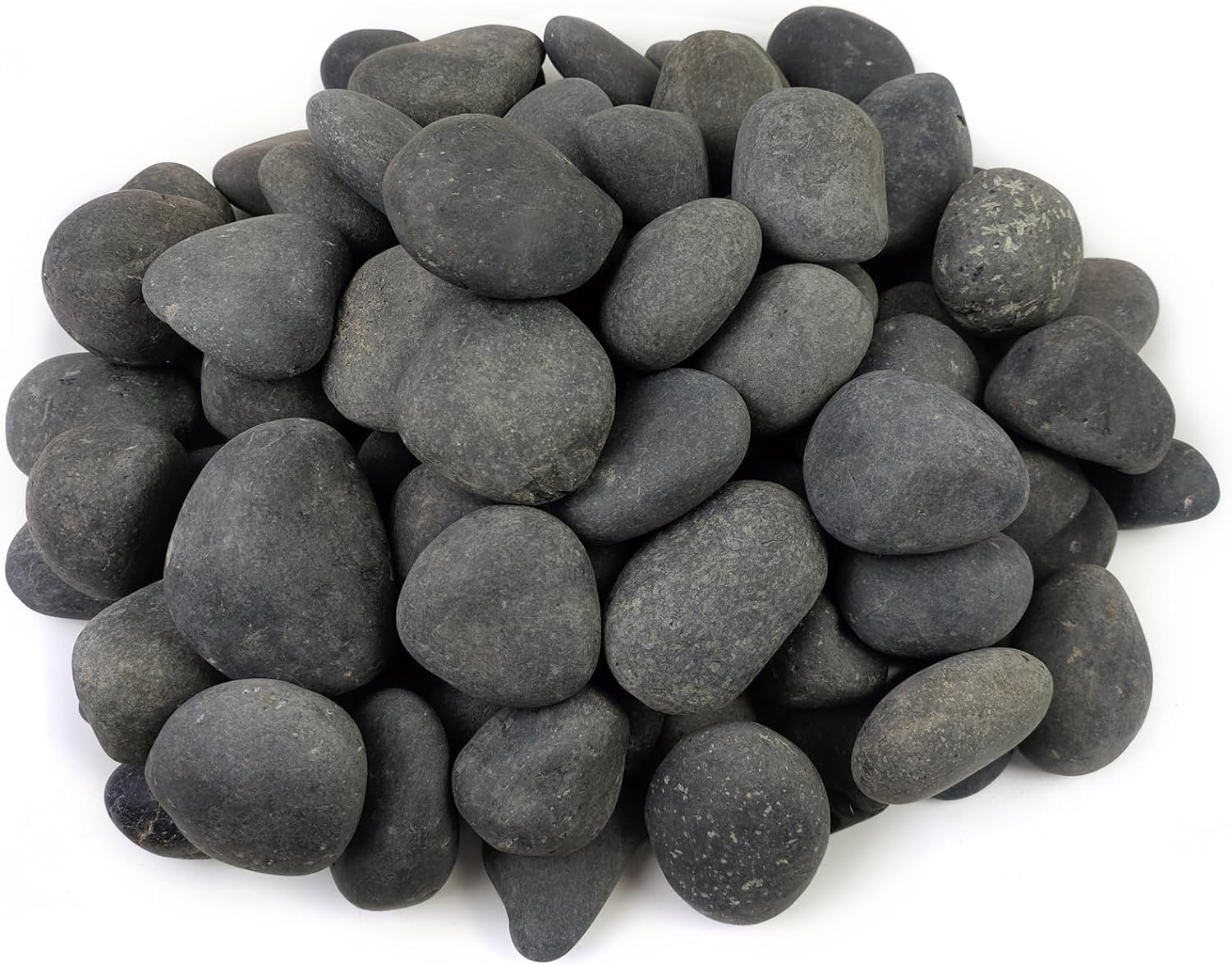 20 Lb Natural Unpolished Bulk Rocks Mexican Beach Pebbles, 2-3 Inch Decorative River Rocks for Landscaping Garden Paving Plant Rocks Crafting Walkways and Outdoor Decorative Stone