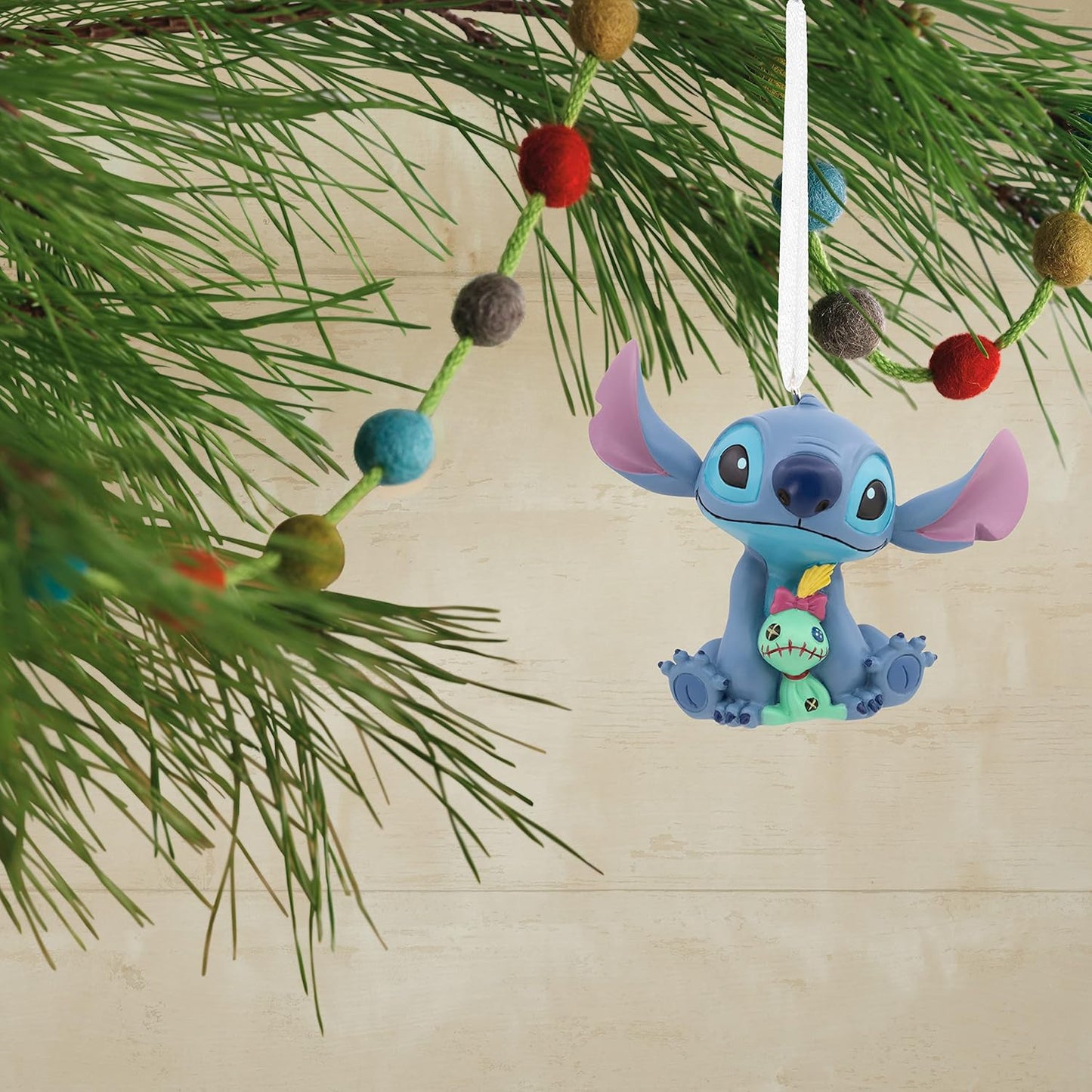 Disney Lilo & Stitch Reindeer Stitch Christmas Ornament