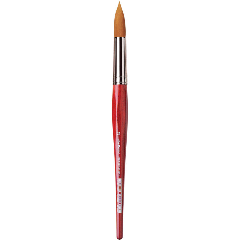 COSMOTOP-SPIN Silkpainting Brush, Synthetic, Watercolor, Round, Size 24