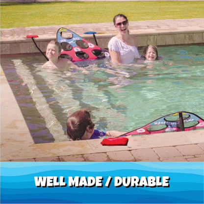 Fun Pool Game for All Ages | Well Made, Floats, Easy Setup | Stonne Skipping Meets Pool Cornhole | Pool Games for Adults and Family | Pool Toys |