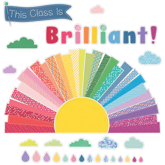 Crafty and Cool This Class Is Brilliant! Bulletin Board Set, 69 Pieces