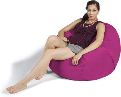 Saxx 3' Bean Bag Chair, Fuchsia