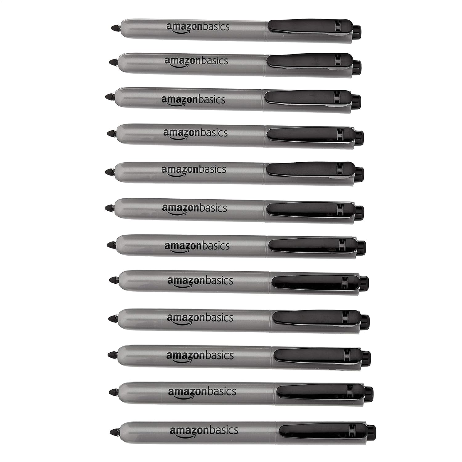 Retractable Permanent Markers - Black, 12 Count – Loomini