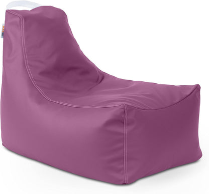 Juniper Jr Kids Classroom Bean Bag Chair, Premium Vinyl, Purple