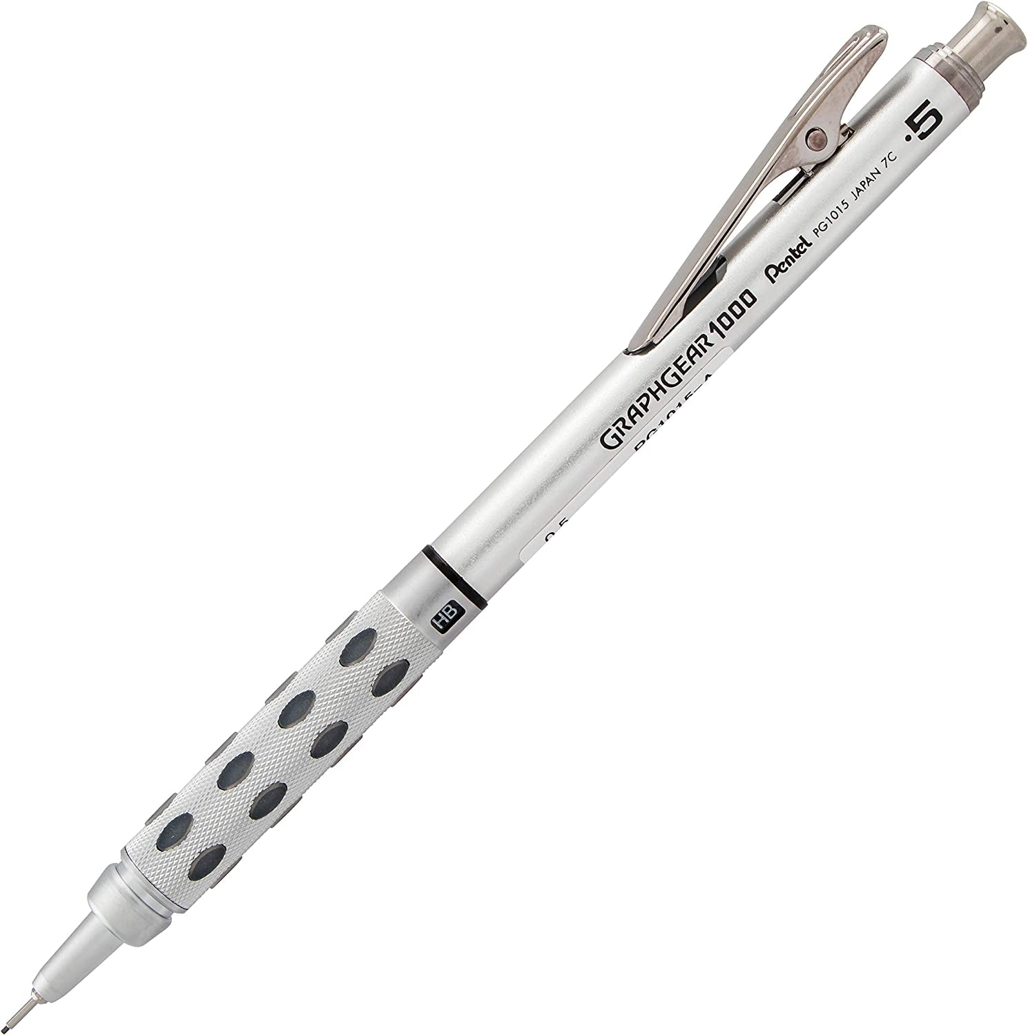 Graphgear 1000 Mechanical Pencil, (0.5Mm), Black Barrel, 1 Each (PG1015A), Metallic Grey