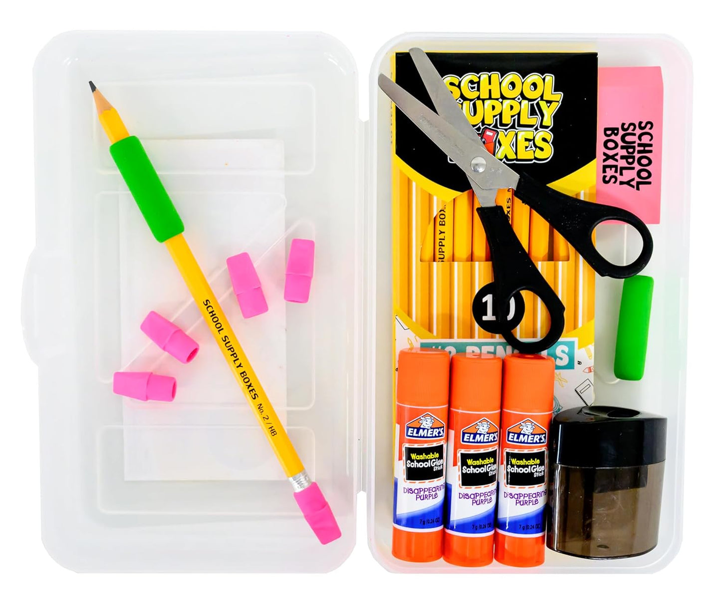 Back to School Supply Box Grades K-5 - School Supply Kit Back to School Essentials - 32 Pieces