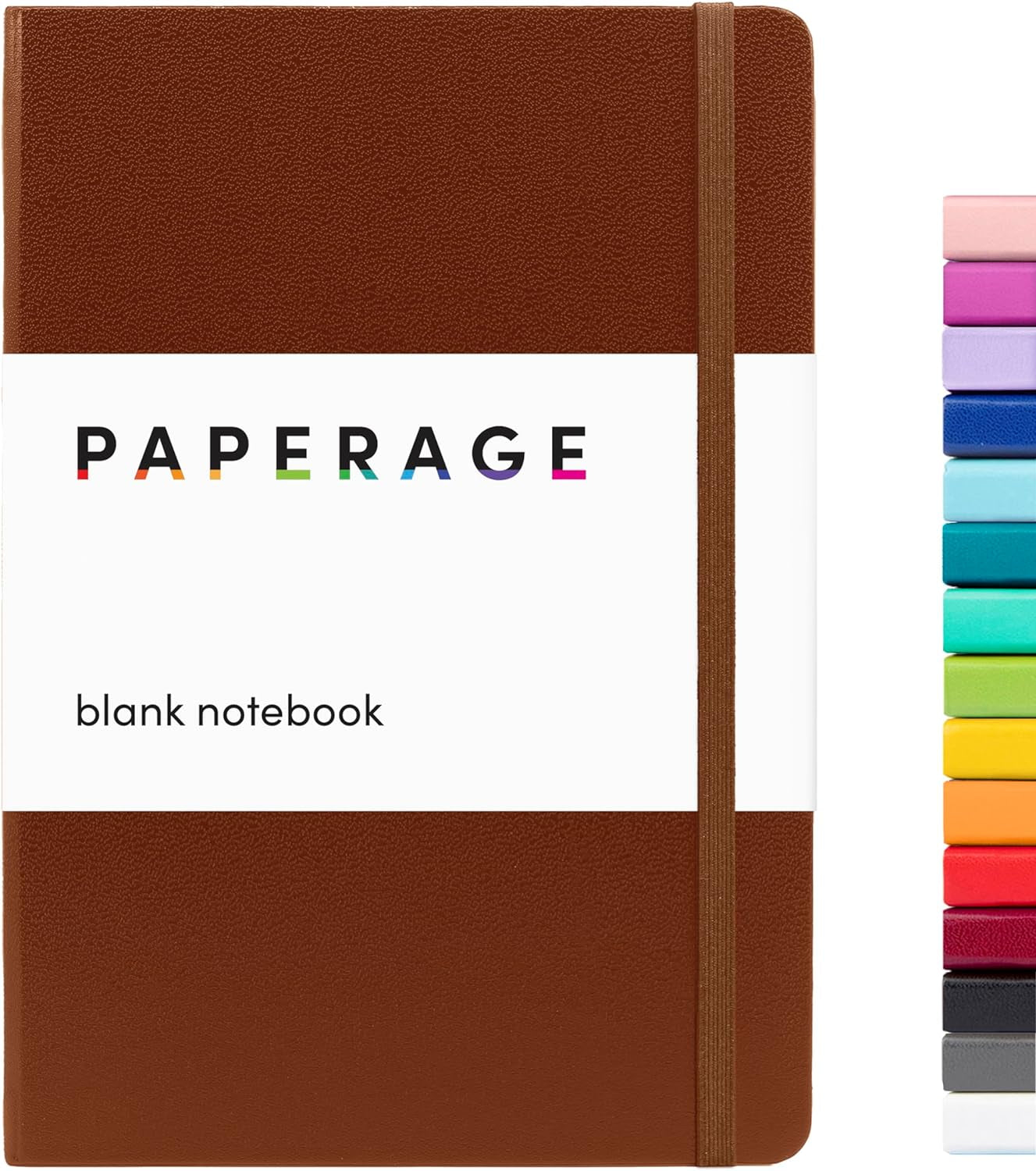 Blank Journal Notebook, (Cognac), 160 Pages, Medium 5.7 Inches X 8 Inches - 100 GSM Thick Paper, Hardcover