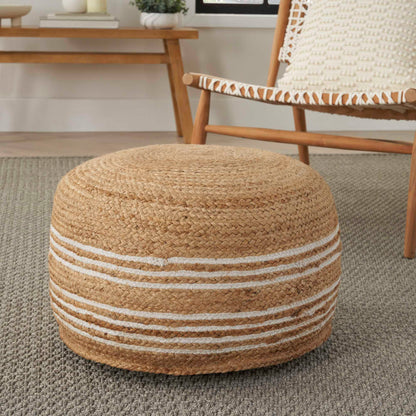 Jute Pouf