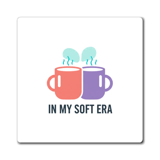 Two Coffee Mugs Cozy Love | Sublimation Magnet Set + Mug Pair | Valentine & Galentine Gift for Gen Z | Y2K Aesthetic