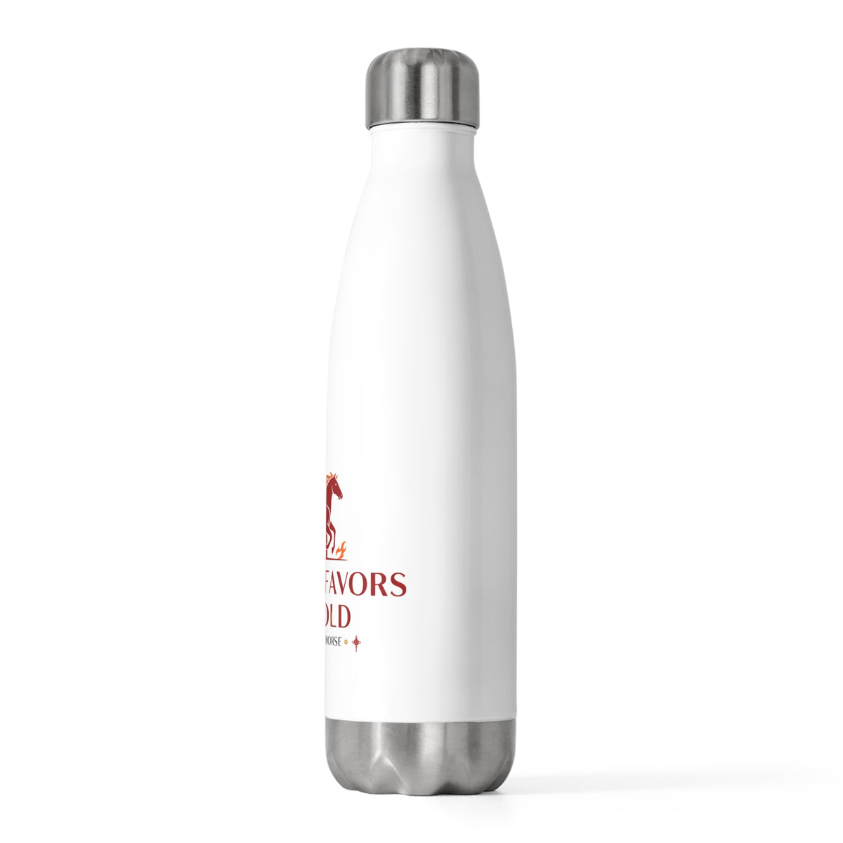 Fire Horse Trotting Temple Gate | 20oz Insulated Stainless Steel Tumbler | Lunar New Year 2026 Gift for Family & Teachers | Paper Cut Style