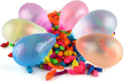 2000 Pack Water Balloons, 5-6 Inches, Multi-Color, Biodegradable Latex, Includes 2 Hose Nozzles, Great for Summer Party