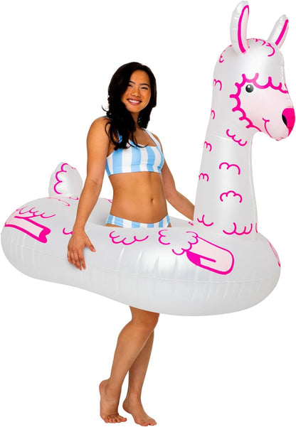 Pool Float, Inflatable Floatie Tube, Blow up Swim Ring, Outdoor Summer Pool Party Water Toy
