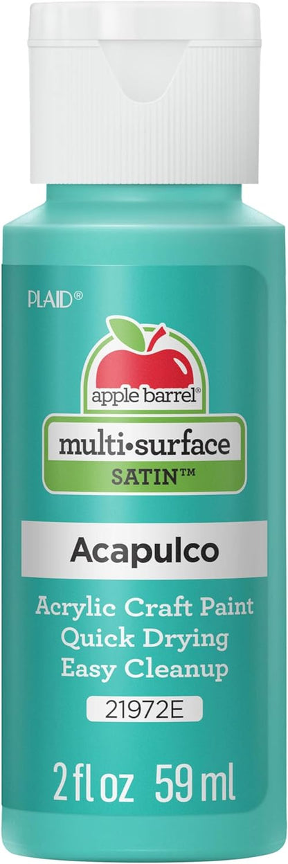 Multi Surface Acrylic Paint, 2 Oz, Black 2 Fl Oz