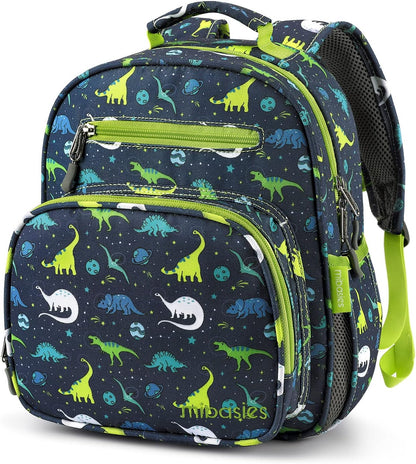 Toddler Backpack for Girls and Boys 2-4, Preschool Kindergarten Backpack, Cute Kids Backpacks for Boys（Galaxy Dinosaur）