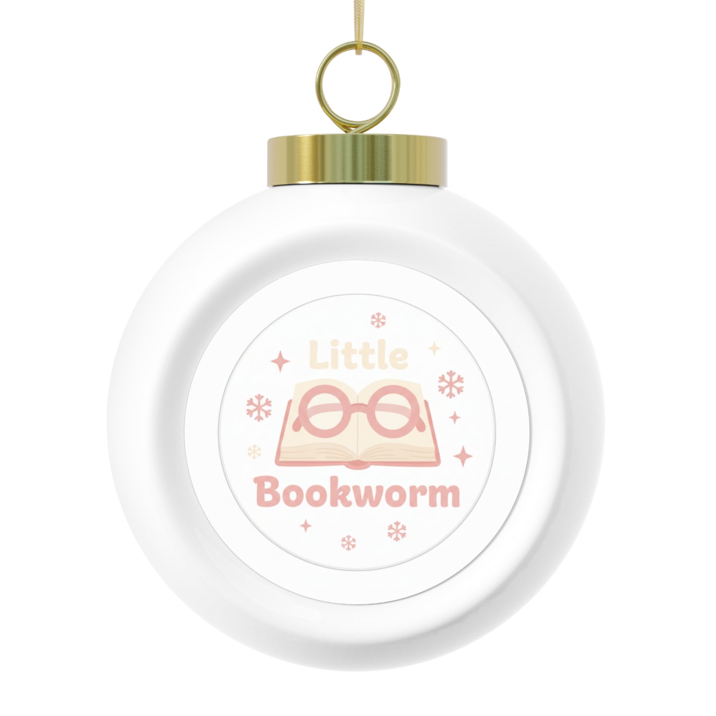 Christmas Ball Ornament – Little Bookworm