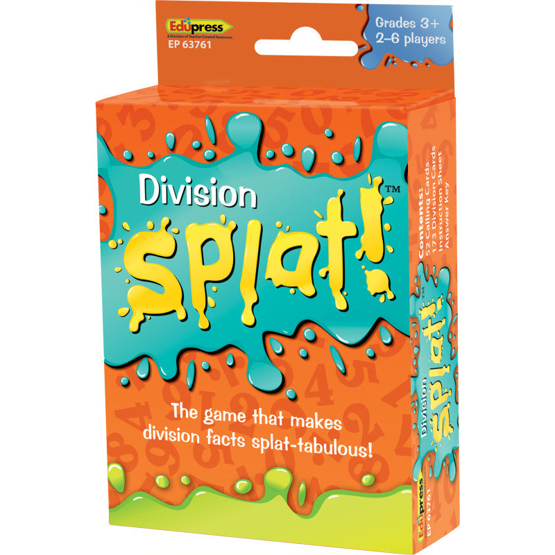 Division Splat!™ Math Card Game
