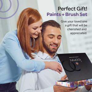 Premium Acrylic Paint Set with Paint Brush Set (Copy)