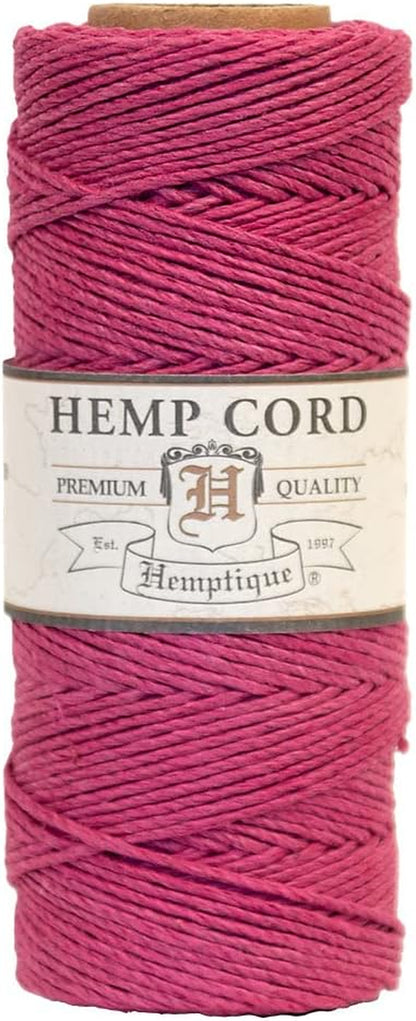 100% Hemp Cord Spool - 62.5 Meter Hemp String - Made with Love - No. 20 ~ 1Mm Cord Thread for Jewelry Making, Macrame, Scrapbooking, DIY, & More - White