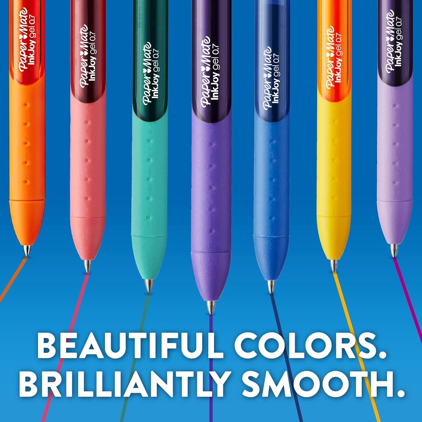 Colorful Gel Pens - Inkjoy Gel Pens, Assorted Medium Point (0.7). Perfect for Vibrant, Colored Writing and Sketching with  Inkjoy Gel Pens, 14 Count