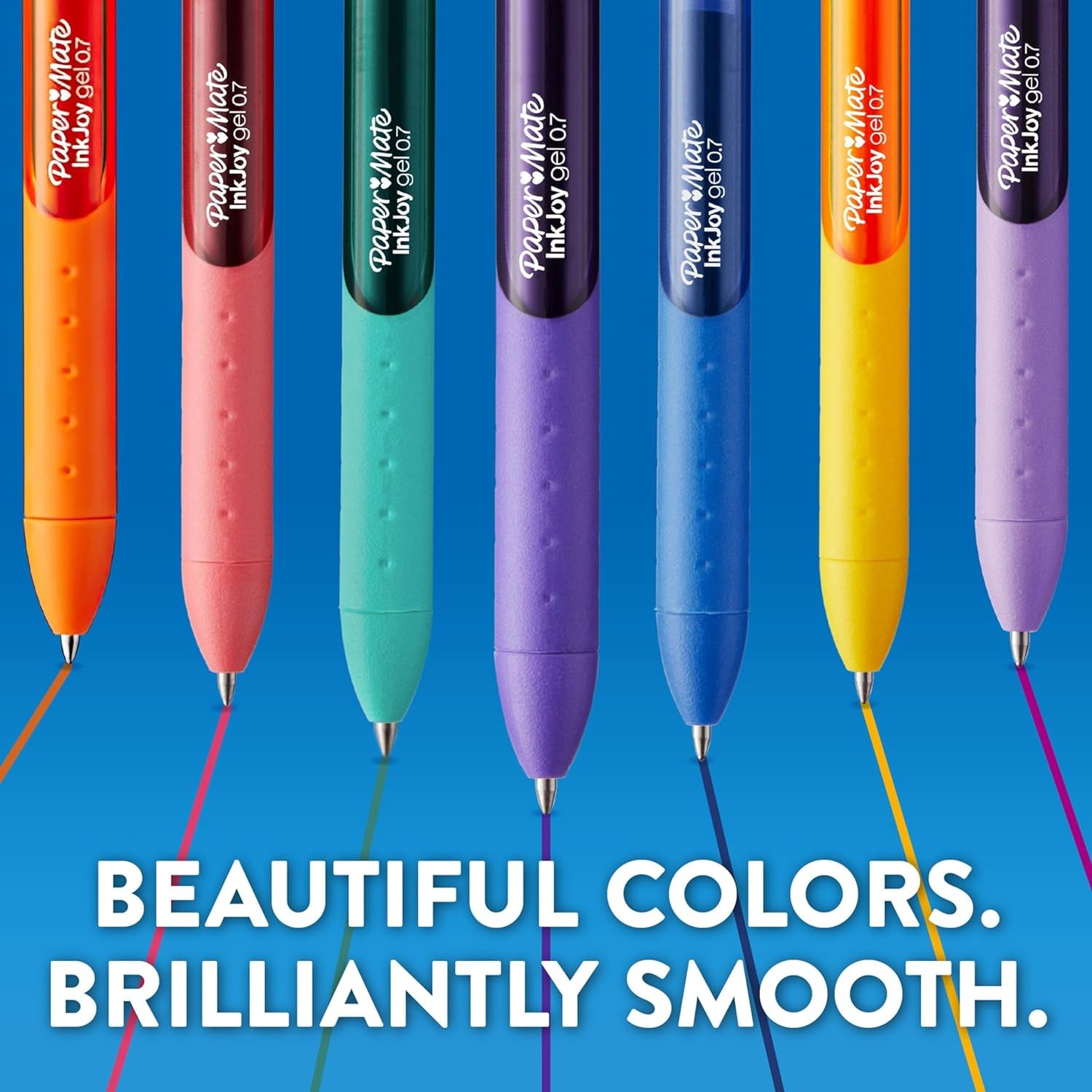 Colorful Gel Pens - Inkjoy Gel Pens, Assorted Medium Point (0.7). Perfect for Vibrant, Colored Writing and Sketching with  Inkjoy Gel Pens, 14 Count