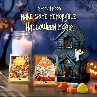 Halloween Scented Wax Melts, Spooky Scentsy Soy Wax Cubes for Wax Warmer, Strong Scent Fragrance Wax Tarts, Fall Wax Melts Gift Set