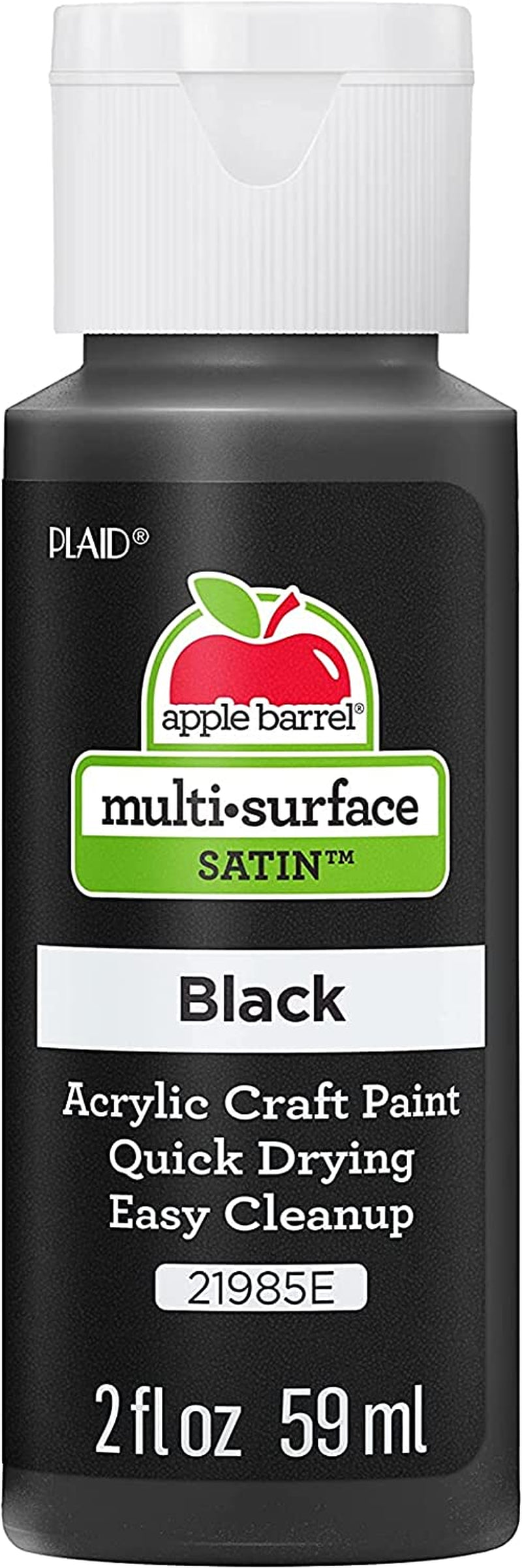 Multi Surface Acrylic Paint, 2 Oz, Black 2 Fl Oz