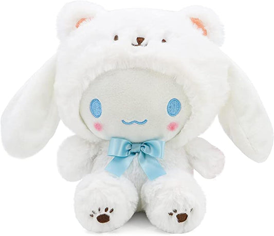 Cartoon Kawaii White Bear Cross-Dressing Series Plush,Soft Plush Doll Cute Soft Toys, Plush Pillow Stuffed Animals Toy Birthday Gifts for Girls Kids (Whitebear-D-8In)