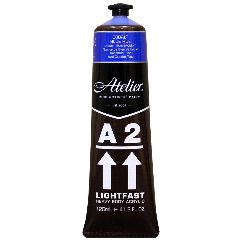 A2 Heavy Body Lightfast Artist Acrylic, 4 oz., Cobalt Blue Hue