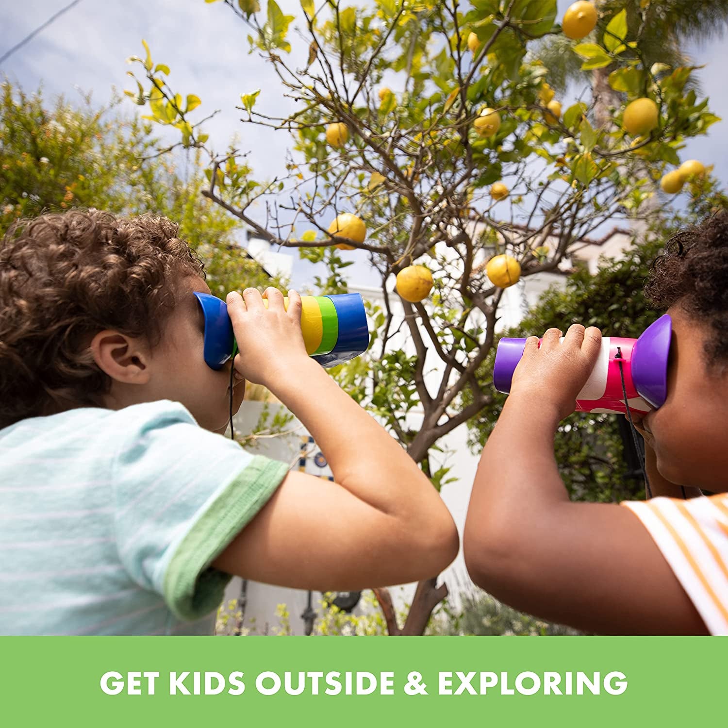 Geosafari Jr. Kidnoculars - Binoculars for Kids Ages 3+, STEM and Outdoor Toys for Toddlers, Gifts for Toddlers