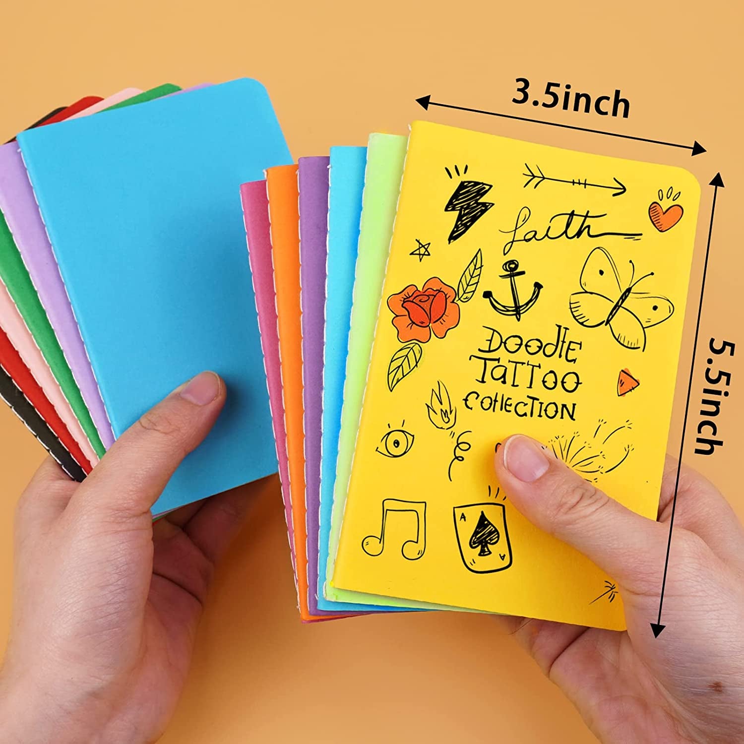 Small Lined Notepads Bulk 60 Pack Mini Journal Pocket Notebooks Set Colorful Cover Notebooks for Kids 3.5 X 5.5 Inches, 30 Sheets/60 Pages