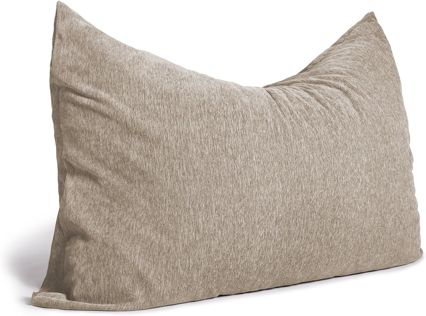 Jaxx 5.5 Ft Saxx Bean Bag Pillow, Premium Chenille - Beige (17550)