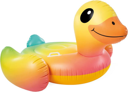 Lil' Sea Turtle Inflatable Pool Float: Animal Pool Toy for Kids – 2 Heavy-Duty Handles – 88Lb Weight Capacity – 59" X 50" – for Ages 3+