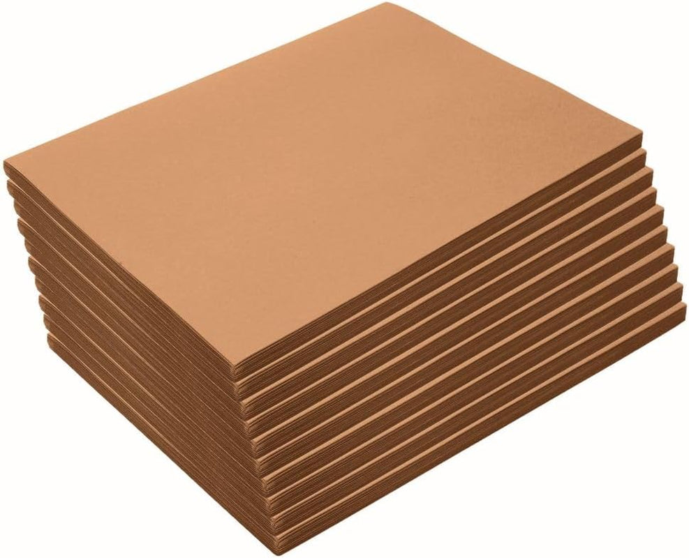 Construction Paper,Light Brown,9 Inches X 12 Inches,500 Sheets,Heavyweight Construction Paper,Crafts,Art,Kids Art,Painting,Coloring,Drawing,Creating,Paper,Art Project,All Purpose