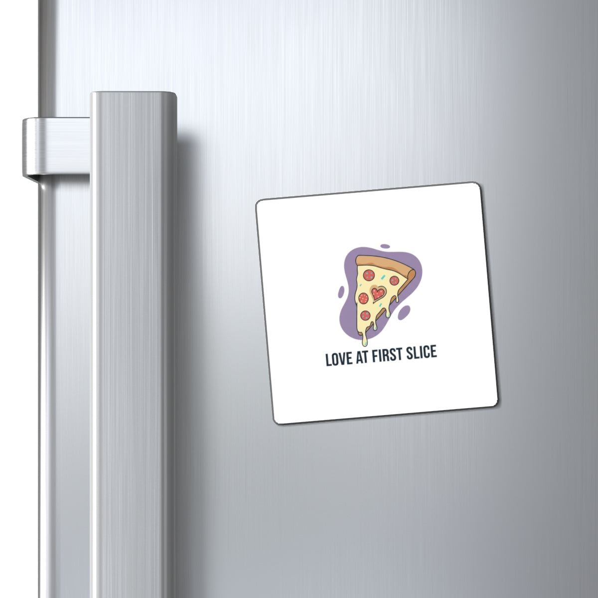 Pizza Slice Love Magnet | Heart Pepperoni Fridge Magnet Set | Galentine’s & Valentine Gift for Friends | Y2K Cute Aesthetic