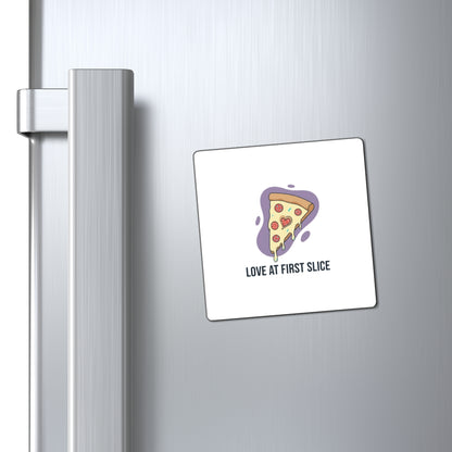 Pizza Slice Love Magnet | Heart Pepperoni Fridge Magnet Set | Galentine’s & Valentine Gift for Friends | Y2K Cute Aesthetic