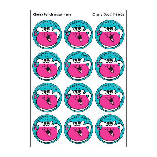 Cherry-Good!/Cherry Punch Scented Stickers, Pack of 24