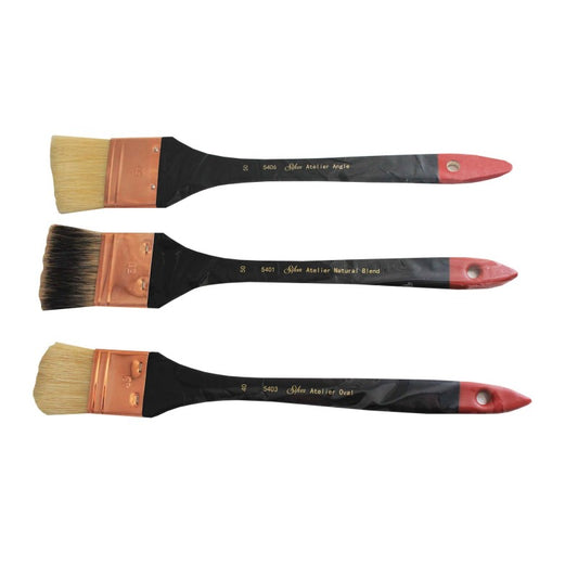 Mottlers Blending & Background Brush Set, 3 Brushes