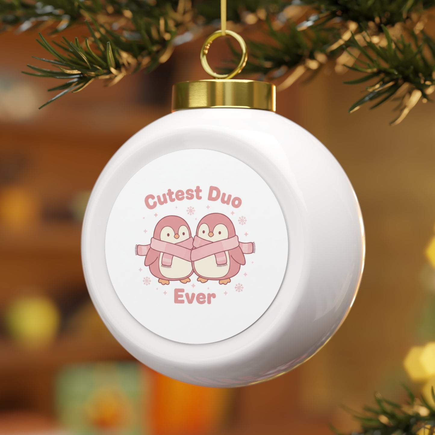 Christmas Ball Ornament — Cutest Duo Ever