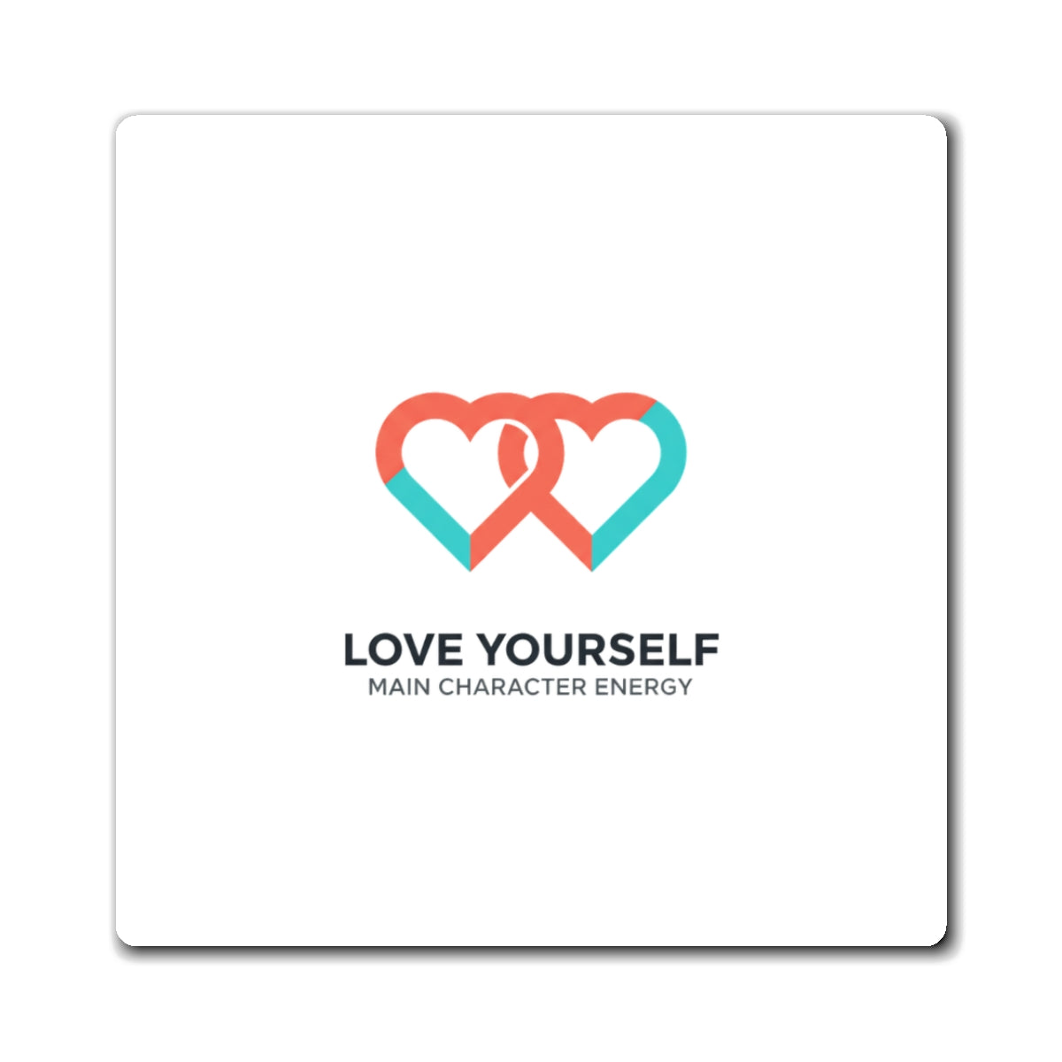 Minimal Love Heartline | Minimalist Valentine Magnets for Locker & Fridge | Galentine’s & Couples Gift | Clean Modern Aesthetic
