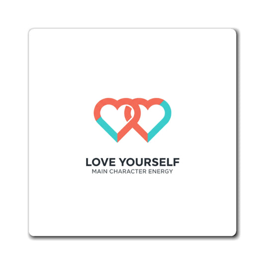 Minimal Love Heartline | Minimalist Valentine Magnets for Locker & Fridge | Galentine’s & Couples Gift | Clean Modern Aesthetic