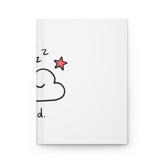 Hardcover Journal Matte, Sleepy Cloud, School Gift, Book Collector