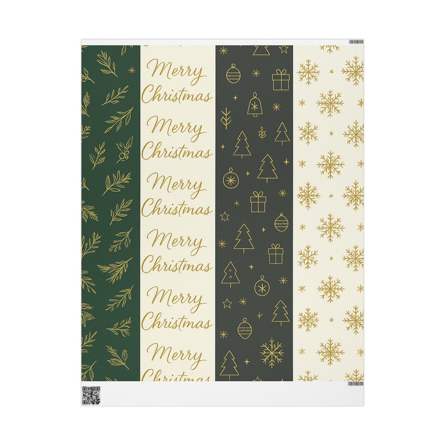 Christmas Wrapping Paper Set - Merry Christmas Designs