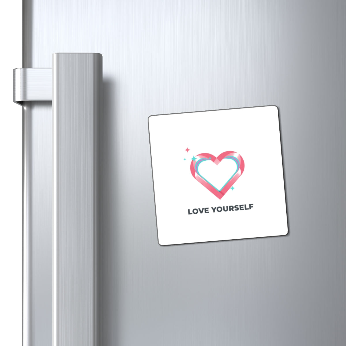 Minimal Love Hearts | Minimalist Magnet Set | Valentine & Galentine Gift for Friends + Family | Clean Modern Typography