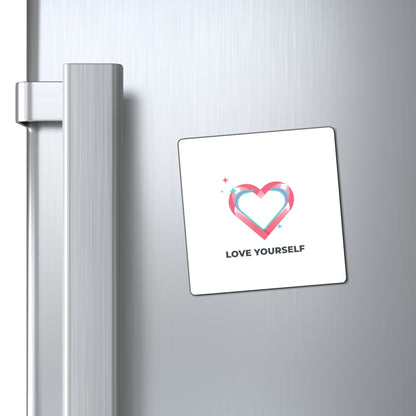 Minimal Love Hearts | Minimalist Magnet Set | Valentine & Galentine Gift for Friends + Family | Clean Modern Typography
